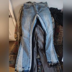 Forever 21 Blue and Black Men Jeans